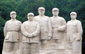 淮海戰役總前委五同志雕像