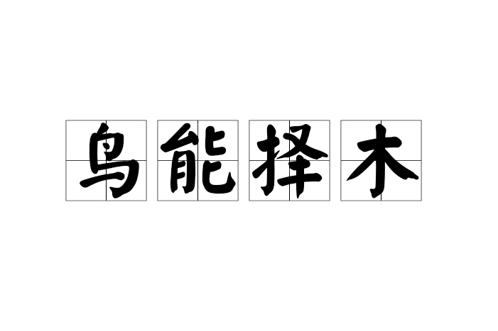 鳥能擇木 鳥能擇木