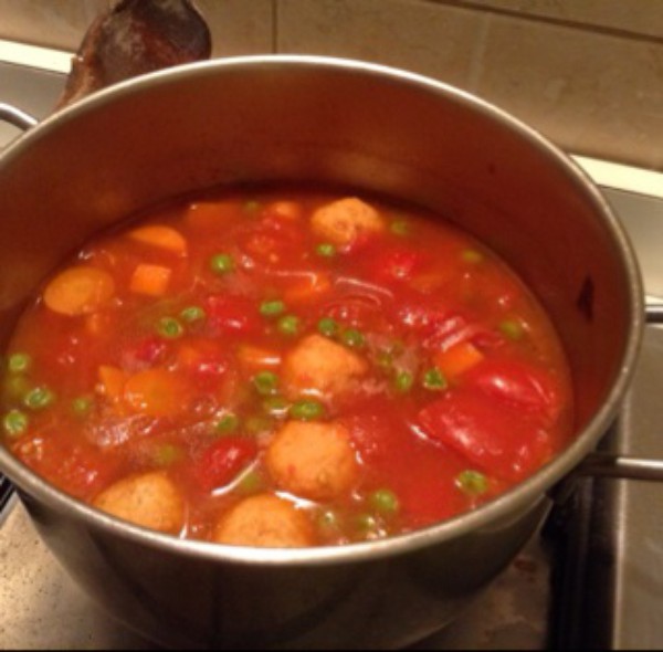 番茄丸子湯