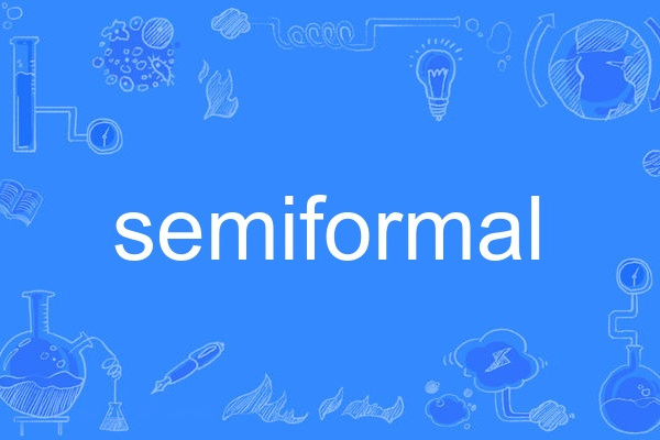 semiformal semiformal