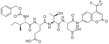 Z-異亮氨醯-谷氨醯-蘇氨醯-天冬氨酸-AFC