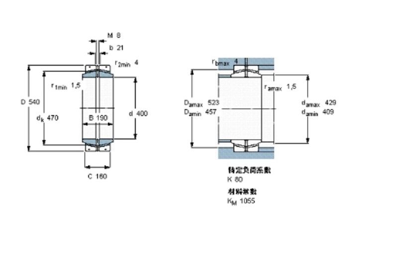 SKF GEC400FBAS軸承 SKF GEC400FBAS軸承