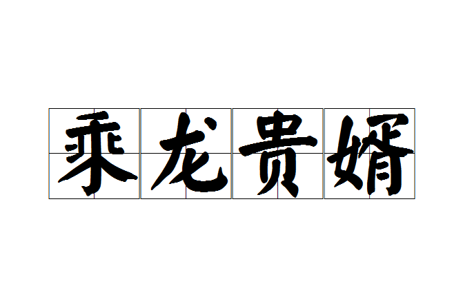 乘龍貴婿 乘龍貴婿