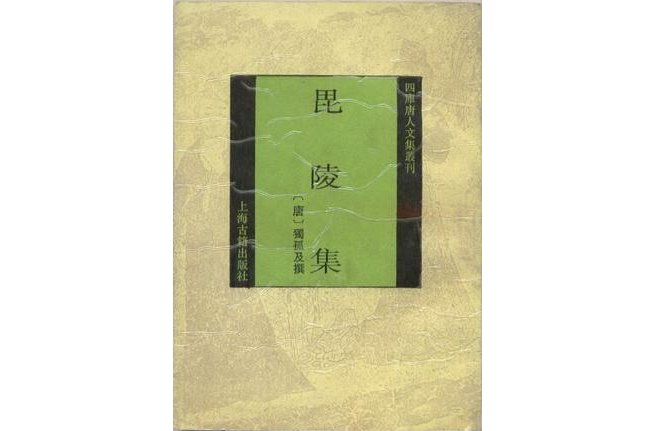 毘陵集(上海古籍出版社1993年版)