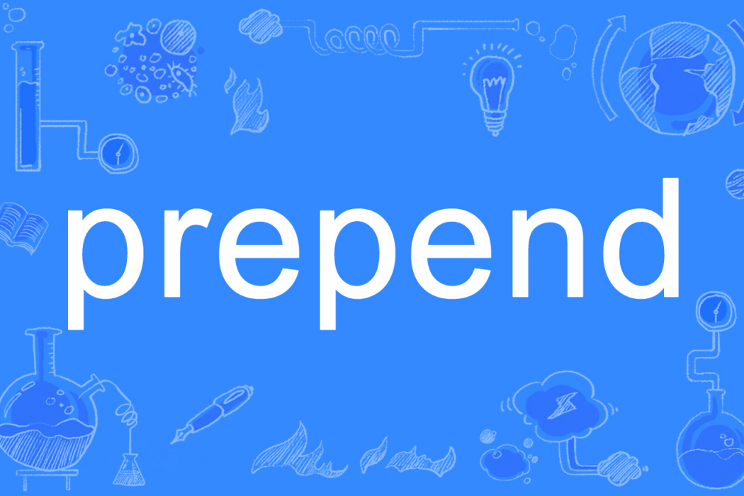 prepend prepend