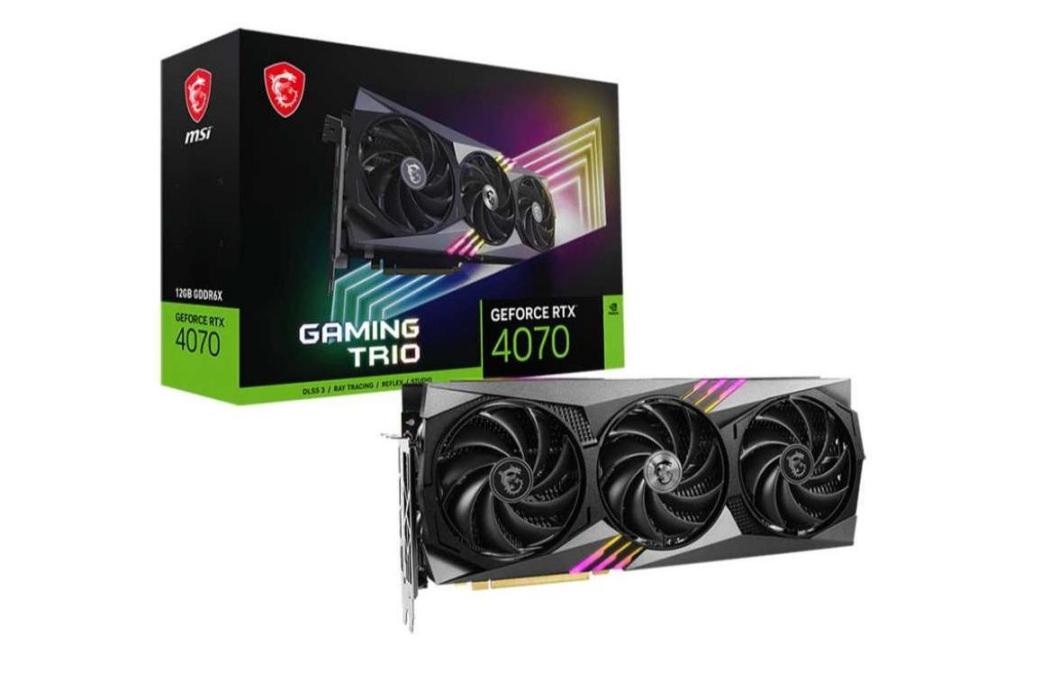 微星GeForce RTX 4070 GAMING TRIO 12G 微星GeForce RTX 4070 GAMING TRIO 12G