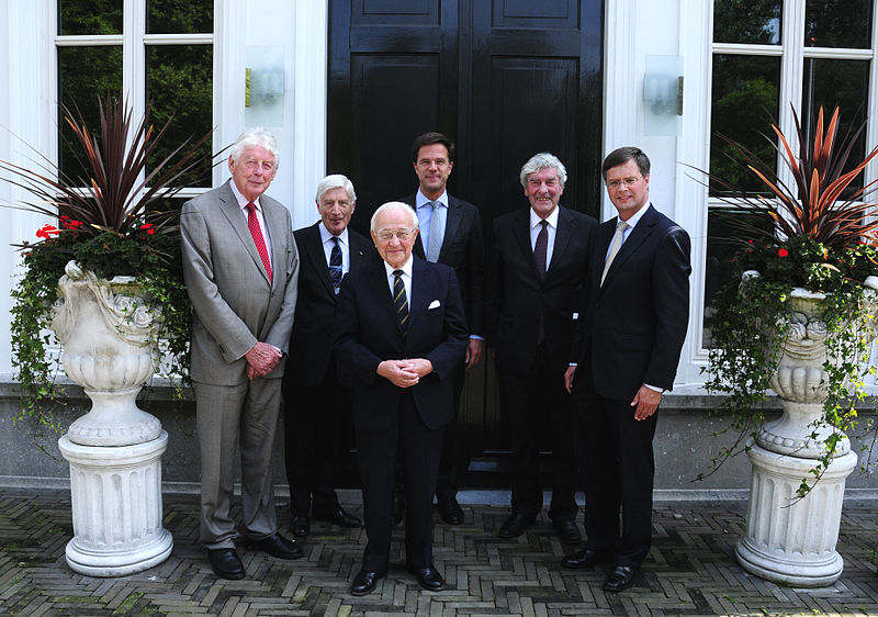 六位在世的荷蘭首相（攝於2011年）