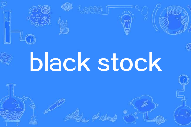black stock black stock
